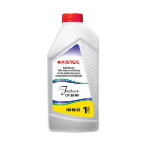 Oleo Montreal Mineral Fator  CP32RF ISOVG 32 1 litro R-12, R-22, R-401A, R-409A e R-502.