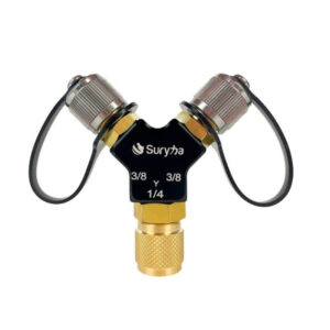 Adaptador Multi portas 3/8M x 3/8M x1/4F