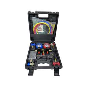 Manifold Maleta R22 R134 R404 R1234YF R407/507/ 410+ Engates +mang. 150cm