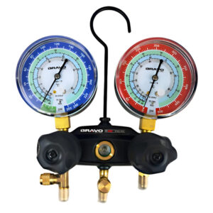 Kit Manifold 2 Vias Bravo BPRO M2A  R22- R134-R1234YF mangueiras  1,50m